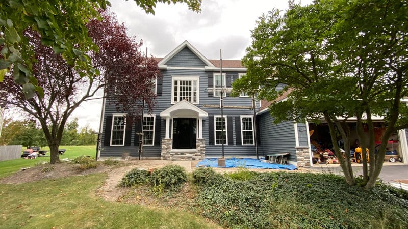 professional exterior siding upgrade completed