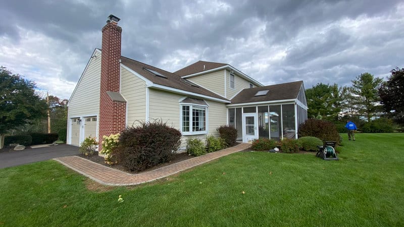 low maintenance composite siding on modern home