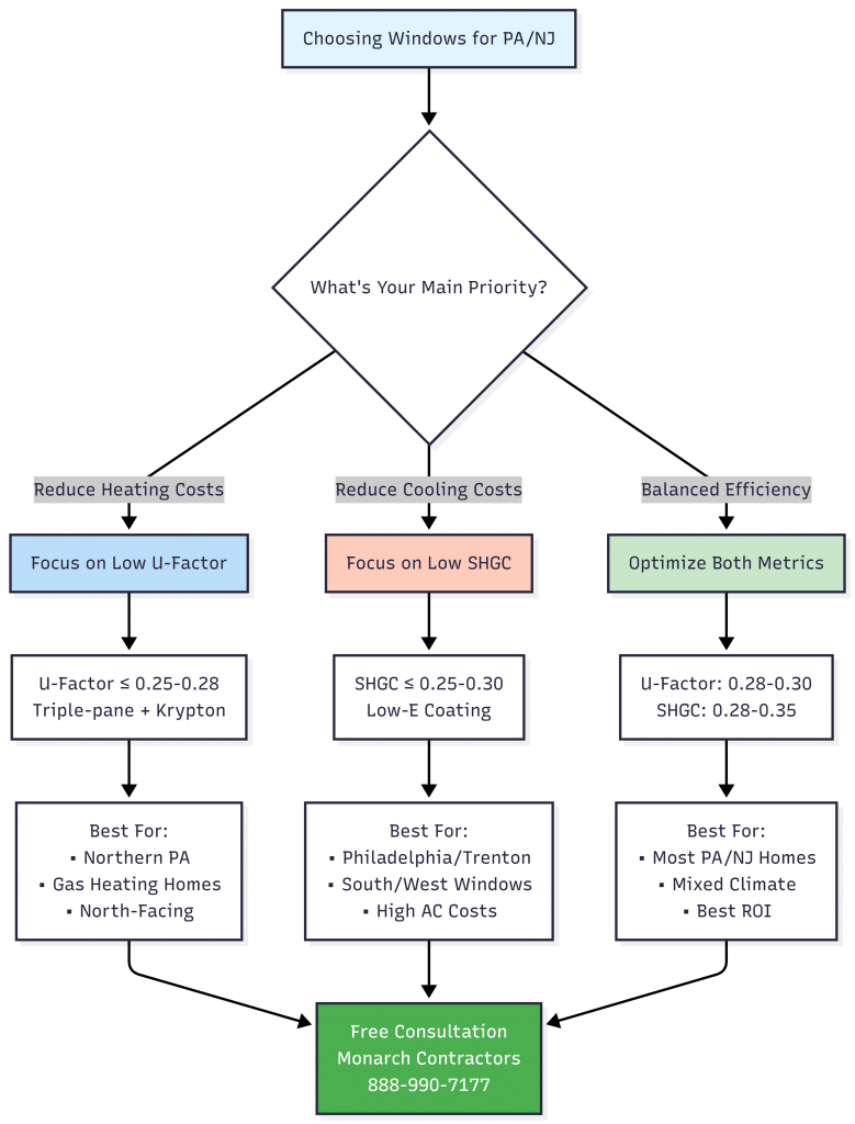 heating vs cooling vs balanced efficiency