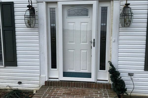craftsman style front door installation project